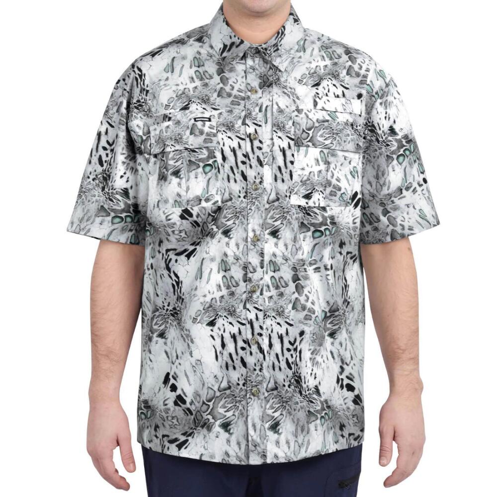 NWT KastKing Short Sleeve Button Down Fishing Shirt, Medium